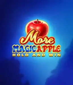 Discover the spellbinding allure of More Magic Apple Hold and Win Slot by 3 Oaks Gaming, showcasing a luminous red apple on a deep blue background. This graphic portrays the magical theme of the game. Suited for lovers of magical themes, the vibrant visuals and attractive artwork ensure it captures attention. 