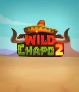 Step into the colorful Mexican desert with Wild Chapo 2 slot by Relax Gaming, featuring a whimsical bull wearing a sombrero amid a serene desert backdrop. This image conveys the excitement and culture of the game, ideal for those who love culturally inspired slots, delivering a captivating gaming experience.